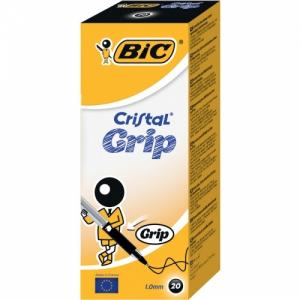 Bic Tušinukas Cristal Grip 1.00 mm, mėlynas, 1 vnt 23980