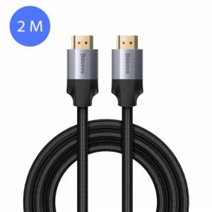 Kabelis Baseus HDMI-HDMI 2 m. (HDMI 2.0) tamsiai pilkas