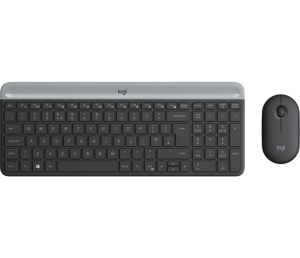 Logitech MK470 Slim Combo Belaidė klaviatūra + pelė, US, Graphite