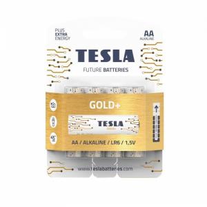 Baterijos Tesla AA Gold+ Alkaline LR06 2700 mAh (4 vnt) (12060420)