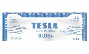 Baterijos Tesla AA Blue+ Zinc Carbon R06 900 mAh 10 (vnt) (15061010)