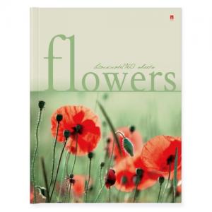 Užrašų knygutė BrunoVisconti Flowers, A6, 160 lapų, langeliais
