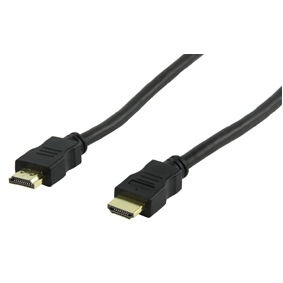 Kabelis HDMI-HDMI 19pol kištukai 1m, juodas