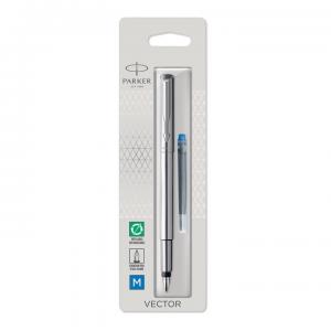 Plunksnakotis Parker Vector Stainless Steel Medium