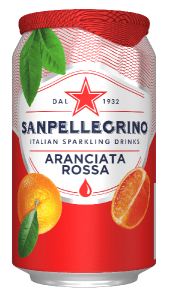 Gaivusis gazuotas gėrimas SanPellegrino Aranciata Rossa, 0,33l, skardinėje  (D)