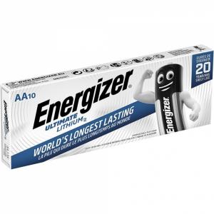*Elementai Energizer AA Ultmate,ličio, 10vnt/pak