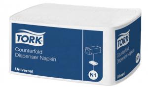Servetėlės TORK Universal, 30x33, dozatoriui N1, 300 vnt, 10935