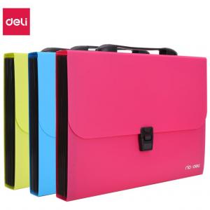 Dėklas - rankinė Deli Rio, A4 , 13 skyrių, su rankena, ryškių spalvų