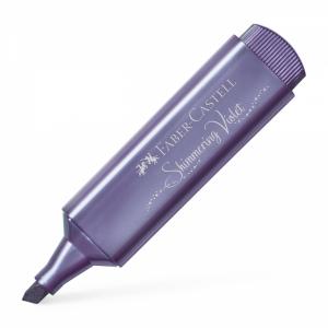 Teksto žymeklis Faber-Castell Metallic, violetinės spalvos