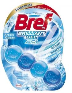Pakabinamas tualeto gaiviklis Bref Brilliant Gel, Arctic Ocean, 42 g