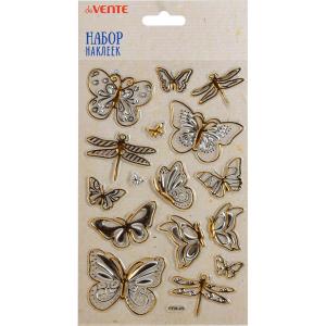 Lipdukai deVENTE, Gold-silver Butterflies 12x19cm