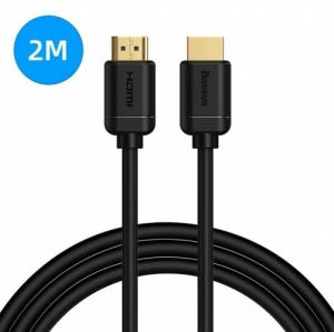 Kabelis HDMI-HDMI kištukai 2.0m (HDMI 2.0) juodas 4K 60Hz, BASEUS