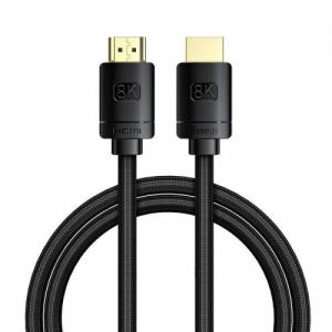 Kabelis HDMI-HDMI kištukai 1.0m (HDMI 2.1) juodas 8K 60Hz 48Gbps/4K 120Hz,BASEUS