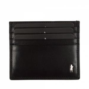 Piniginė Gianni Conti 507394-10, odinė, juodos spalvos