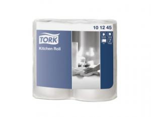 Popieriniai rankšluosčiai Tork Kitchen Roll, 2 sluoksniai, 101245, baltos spalvos, 2 vnt