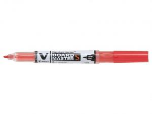 Žymeklis baltai lentai Pilot V Board Master S EF, keičiama kapsule, 1-3mm, raudonos spalvos