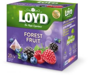 Vaisinė arbata LOYD, miško uogų skonio, 20 x 2g