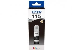 Epson 115 EcoTank (C13T07C14A) Rašalo papildymo buteliukas, Juoda rašaliniams spausdintuvams 6200 psl.