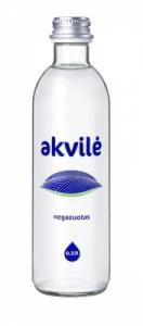 Mineralinis vanduo Akvilė, negazuotas, stikle, 0.33 l (15vnt.)(kaina nurodyta su užstatu už tarą)