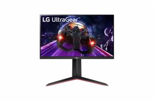 Monitorius LG UltraGear 24GN650-B 24inch, IPS, FHD, 1920 x 1080 pikselių, 16:9, 1 ms, 300 cd/m2, juoda/raudona, HDMI prievadų skaičius 2, 144 Hz