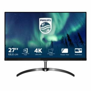 Monitorius Philips LED IPS 27 colių 276E8VJSB/00 4K UHD 3840x2160p 16:9 20M: 1 (tipas 1000: 1) 350cd 5ms 178/178 DP1.2/HDMI1.2/Gunmetal