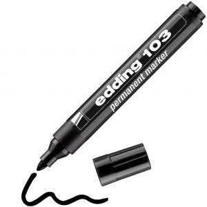 Permanentinis markeris Edding 103, 1,5-3mm, juodos spalvos