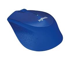Pelė belaidė Logitech M330 silent Plus - 2.4GHZ - EMEA (910-004910),  mėlyna