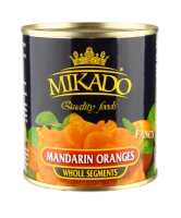 Konservuoti mandarinai MIKADO, silpname sirupe, 312 g/ 175 g