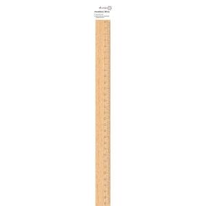 *Liniuotė Attomex 30cm medinė
