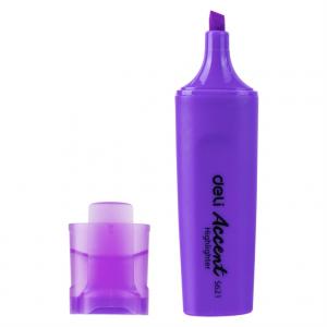 Teksto žymeklis DELI Accent, 1-4mm, violetinis