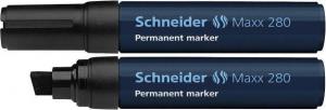 Permanentinis žymeklis Schneider 280, kirstu galiuku, 4 - 12mm, juodos spalvos