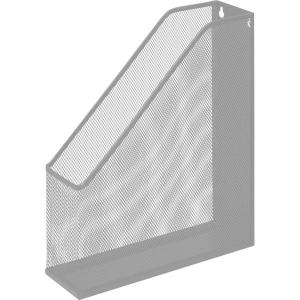 Dokumentų lentynėlė deVENTE, 7.5x25x31.8cm, vertikali, metalinė, sidabrinės spalvos