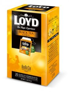 Juodoji arbata LOYD HORECA Citrus, 20 x 1,7g