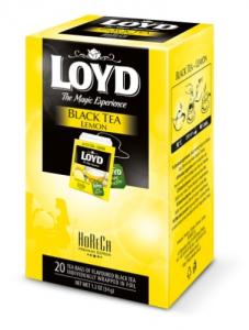 Juodoji arbata LOYD HORECA Lemon, 20 x 1,7g