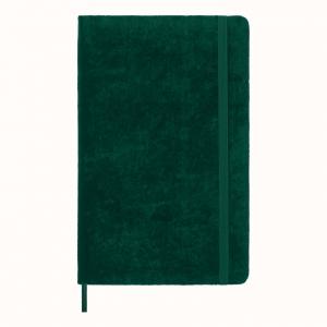 Užrašų knygutė Moleskine, 13x21cm, kietais viršeliais, žalios spalvos