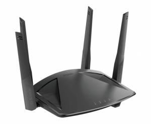 Maršrutizatorius belaidis  D-Link DIR-X1860, Gigabitinis eternetas, Dviguba juosta, Juodas