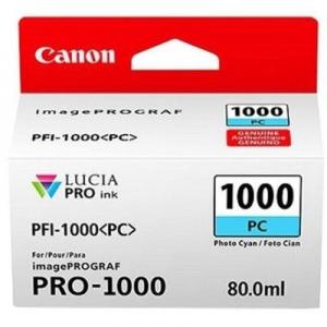 Canon PFI-1000PC (0550C001) Originalus Foto, Mėlyna kasetė rašaliniams spausdintuvams, 5145 psl.