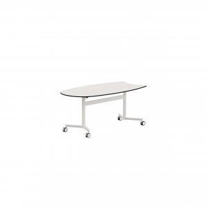 Stalas GRAU Twist Oval, 140x75 (T2-T3), baltos sp.