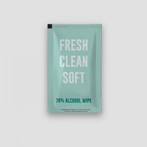Drėgnos servetėlės FRESHIES, 70% ALCOHOL WIPE, 1000 vnt