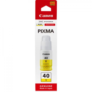 Canon GI-40 Y (3402C001), Geltona kasetė rašaliniams spausdintuvams, 7700 psl.