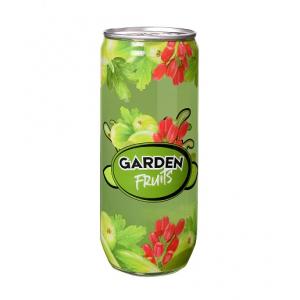Gaivusis gėrimas GARDEN FRUITS, agrastų ir rabarbaro skonio, 0,33 l