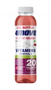 Vitamininis vanduo 4MOVE VITAMIN WATER VITAMINS + MINERALS, 0,667l PET