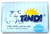 Vaikų muilas TINDI, jautriai odai, 90 g