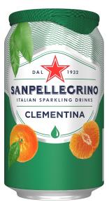 Gaivusis gazuotas gėrimas SAN PELLEGRINO Clementina, 0.33l, skardinė, D