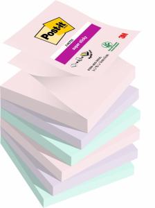 Lipnūs lapeliai 3M Post-it® Z-Notes  Super Sticky Soulful 76x76mm 6vnt/pak 90L