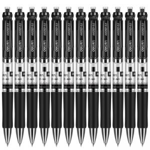 Gelinis rašiklis Deli S01 0.5 mm, juodas