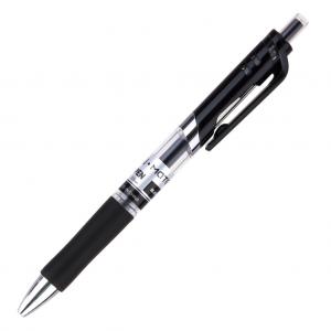 Gelinis rašiklis Deli Q10420 0.5mm, juodos spalvos