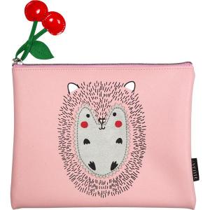 *Aplankas-dėklas su užtrauktuku viršuje, dirbtinė oda deVENTE. Cherry Hedgehog A525x19x1,5cm