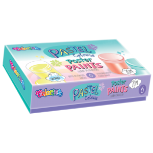 Guašas Colorino Pastel 6 pastelinių spalvų