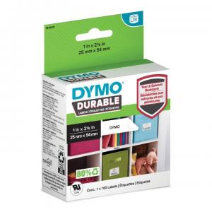 Kleepkirjaetiketid Dymo 25x54mm polüester 160tk